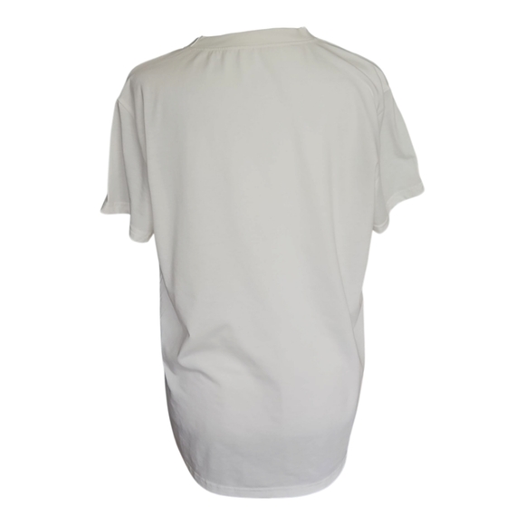 White Graphic Tee with Sun and Moon Design - Picture 2 of 6